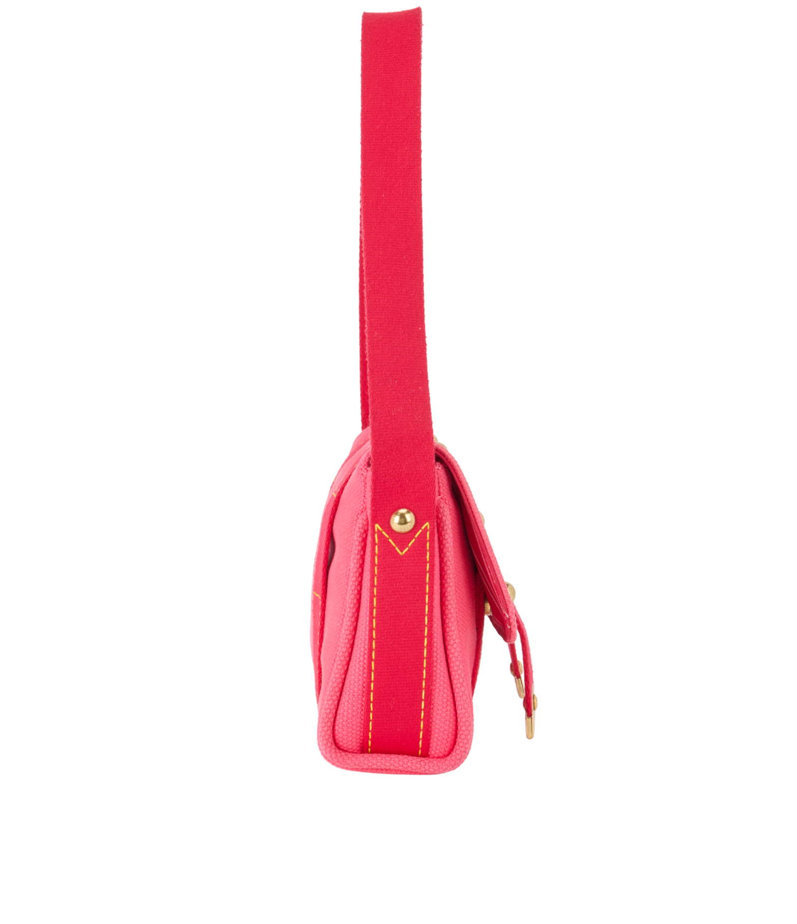 Antigua Besace PM, &pound;410, Handbags, Pink, Canvas, Side view